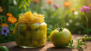 Lire la suite à propos de l’article Confiture de Tomates Vertes : Un Délice Inattendu de Votre Potager